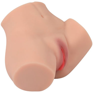 Masturbatore realistico doppia penetrazione XISE, multi-posizione e silicone TPE